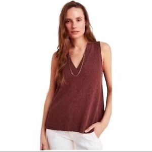 Anthropologie Camilla Knit Vneck Sweater Vest Size Medium